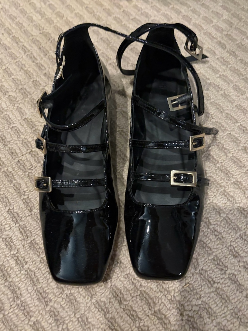 ALOHAS Black Patent Luke Leather Ballet Flat - Picture 5 of 9